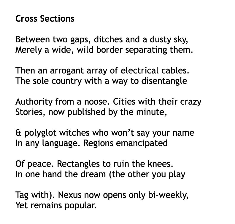 Michael Hofmann: poems by Jamie Sharpe - Image 2